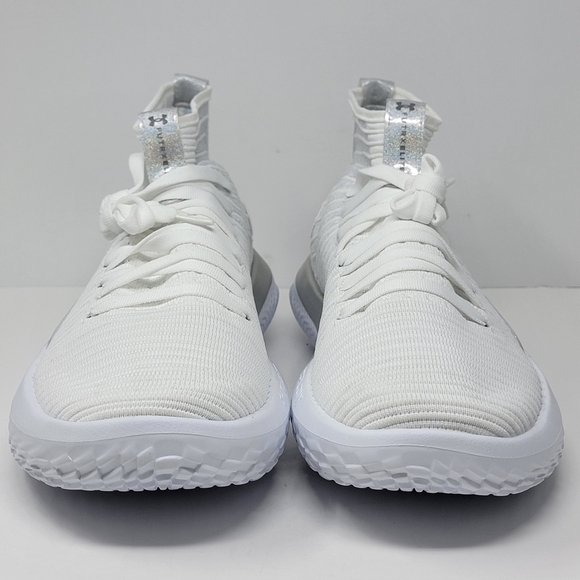 Under Armour Men\'s Size 12.5 UA FUTR X White ELITE Platinum Shoes 3028021100 New main image 9